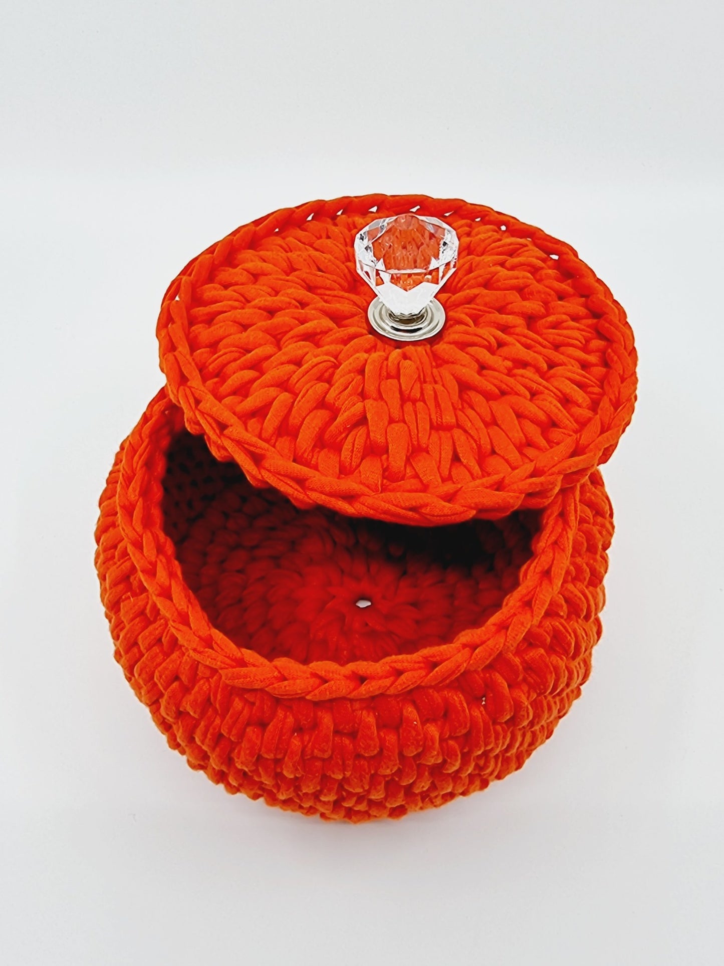 Corbeille bonbonnière - corail