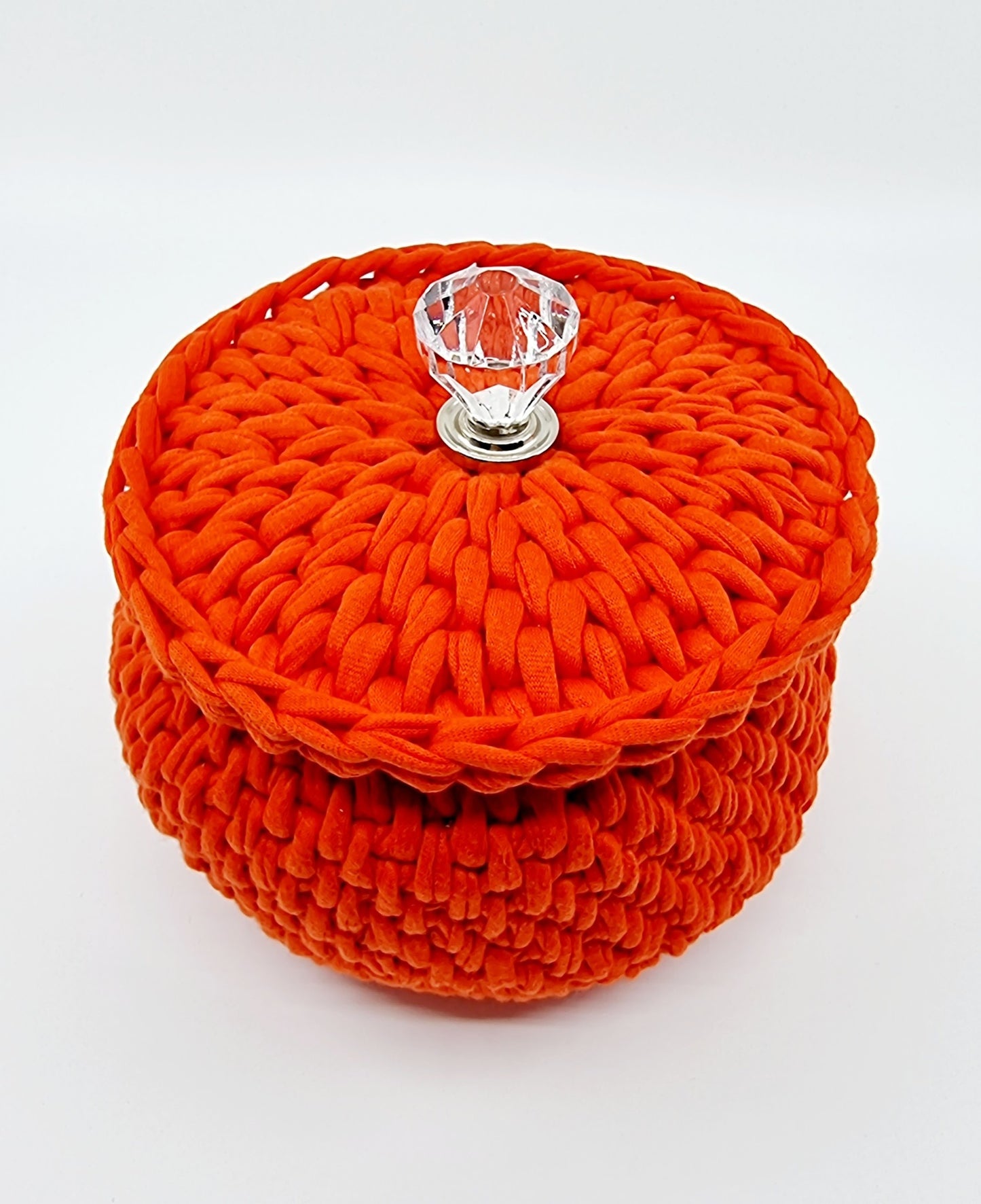 Corbeille bonbonnière - corail