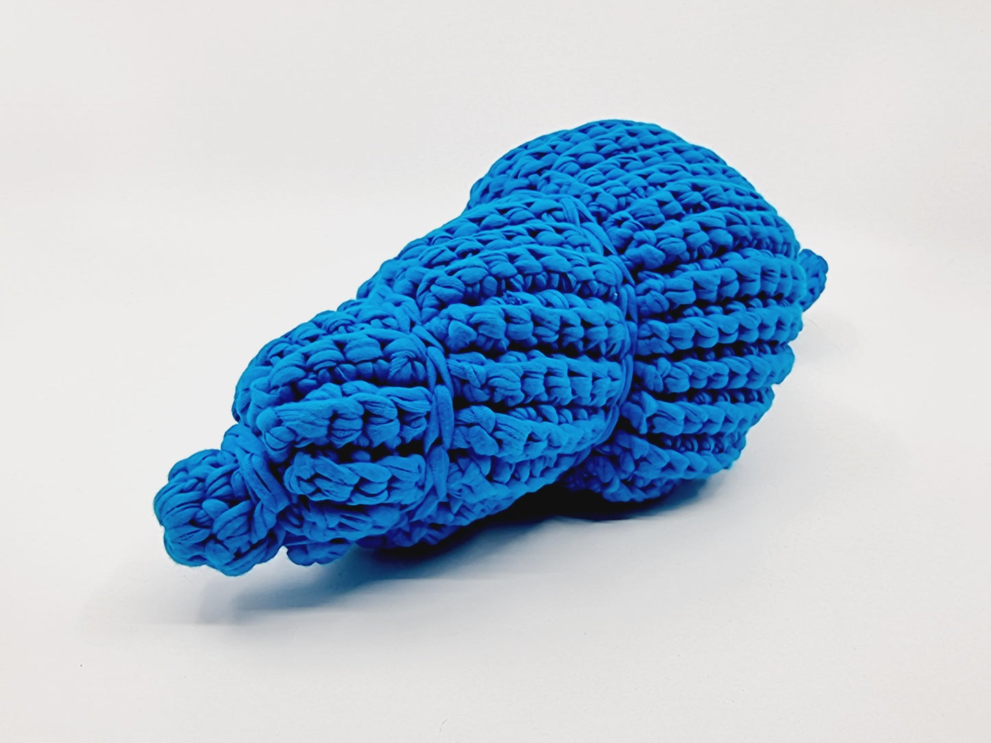 Corbeille coquillage à suspendre - bleue