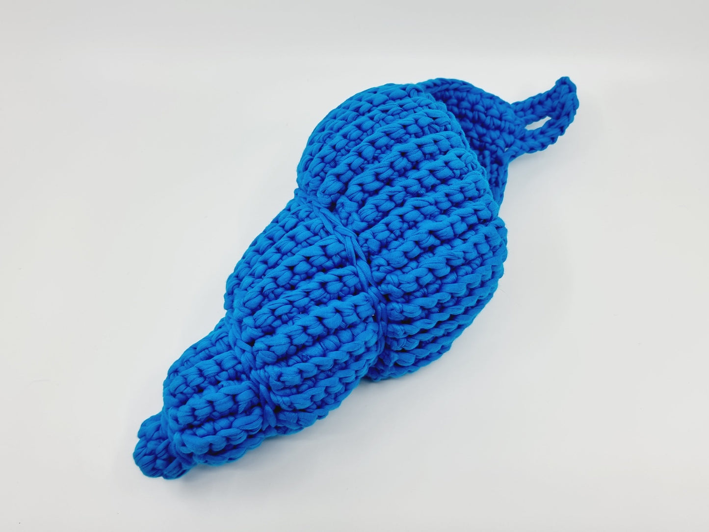 Corbeille coquillage à suspendre - bleue