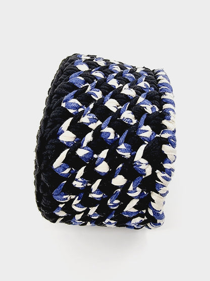 Corbeille - ronde/noire, bleue, blanche