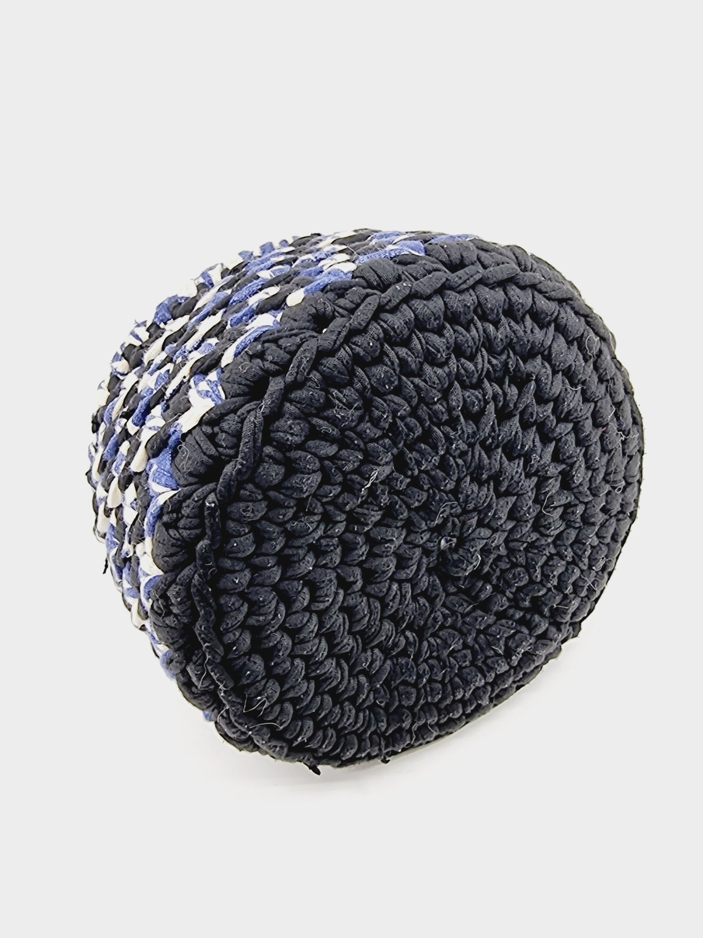 Corbeille - ronde/noire, bleue, blanche