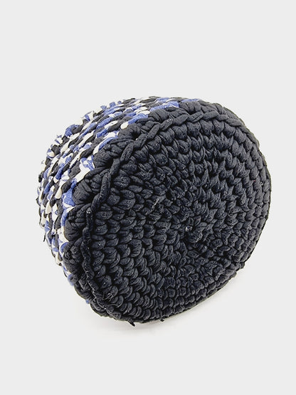 Corbeille - ronde/noire, bleue, blanche