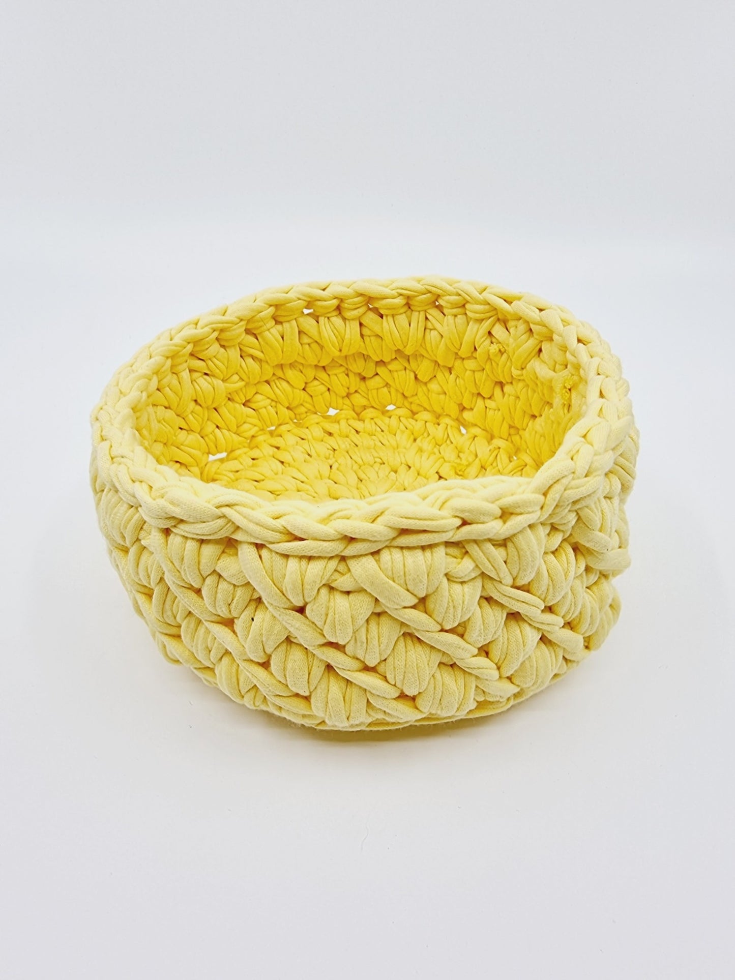 Corbeille - ronde/jaune