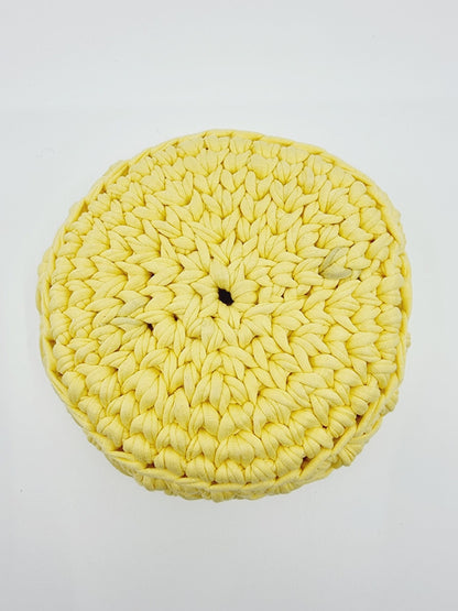 Corbeille - ronde/jaune