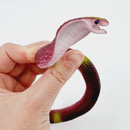 Serpent en plastique - rouge