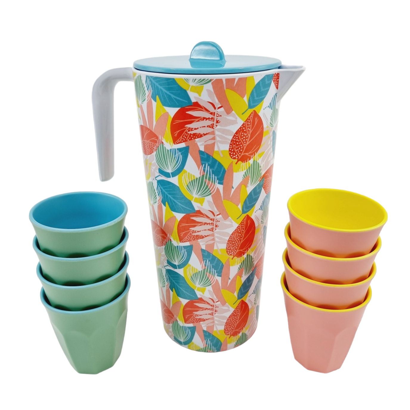 Cruche avec 8 gobelets - Spring