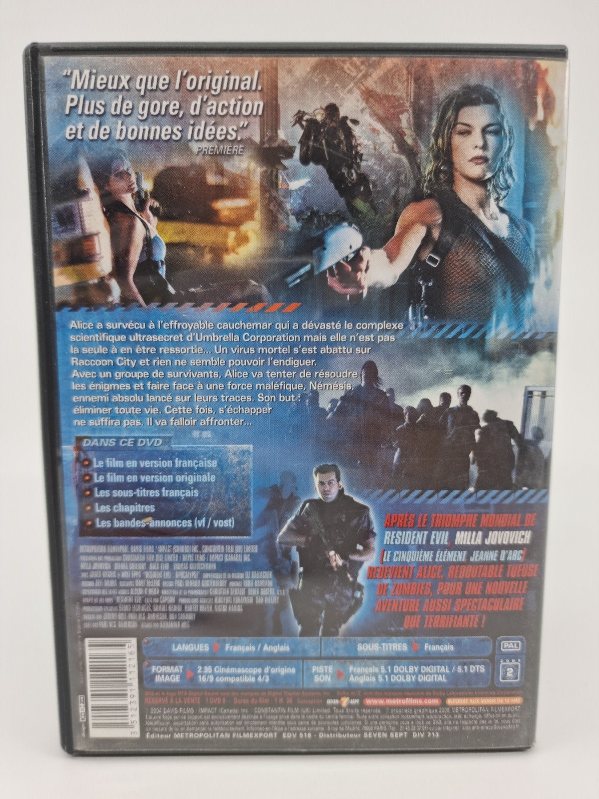 DVD - Resident Evil, Apocalypse