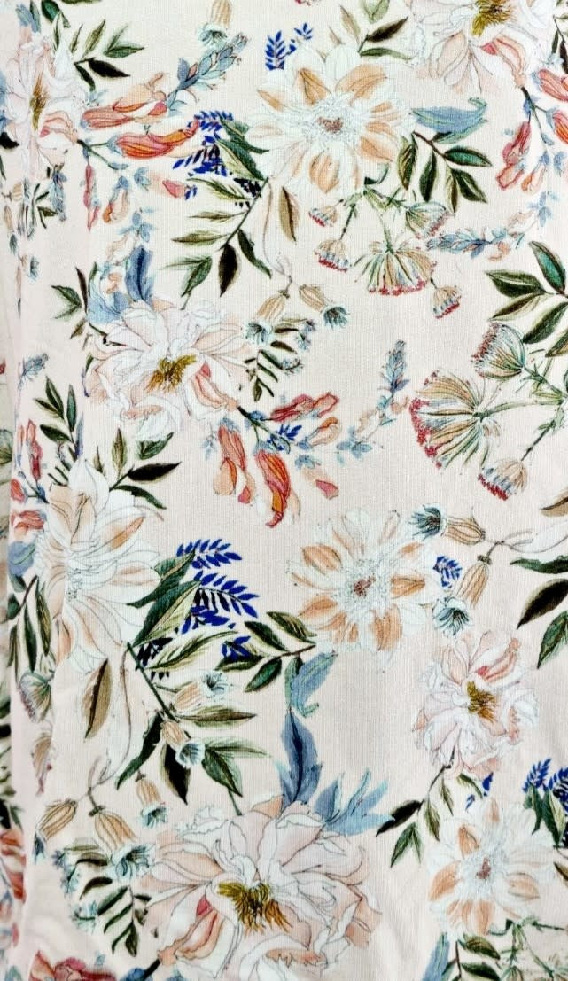 Pull fleuri Promod (SIZE : L)