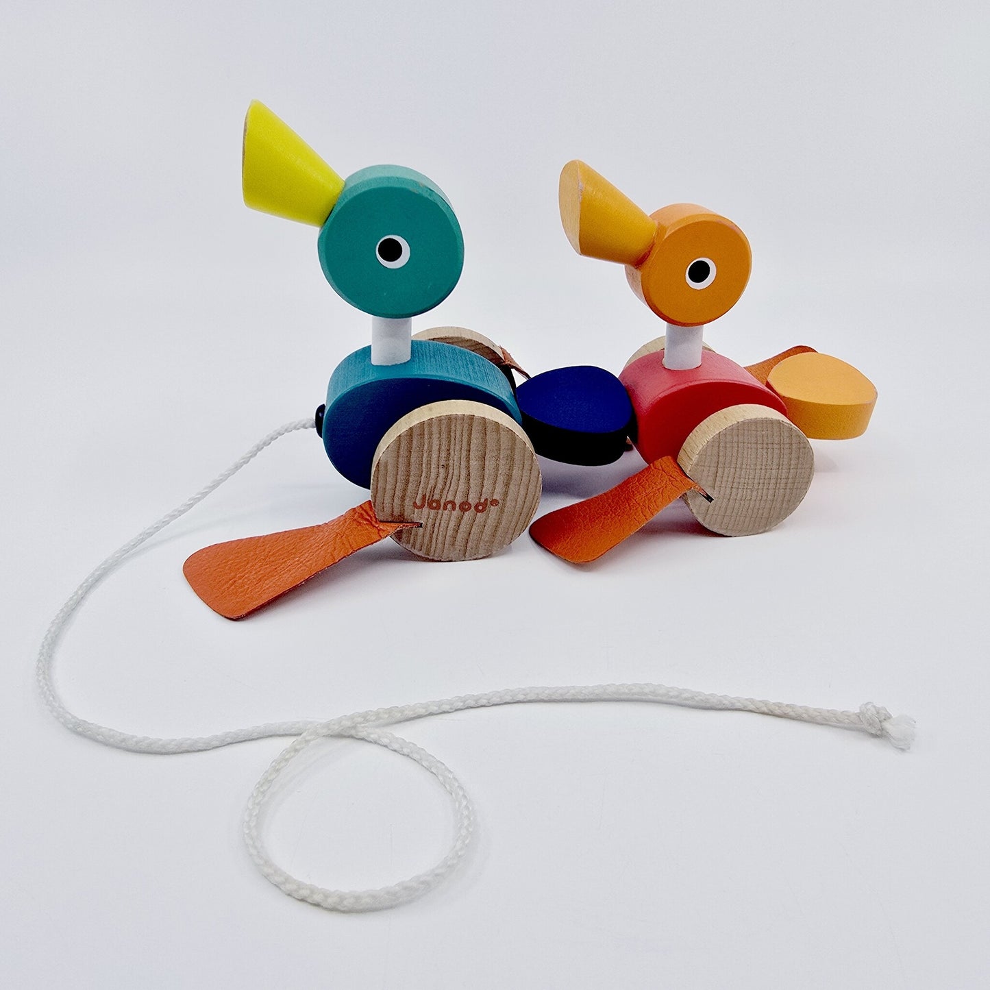 Maman et bébé canards à promener de Janod