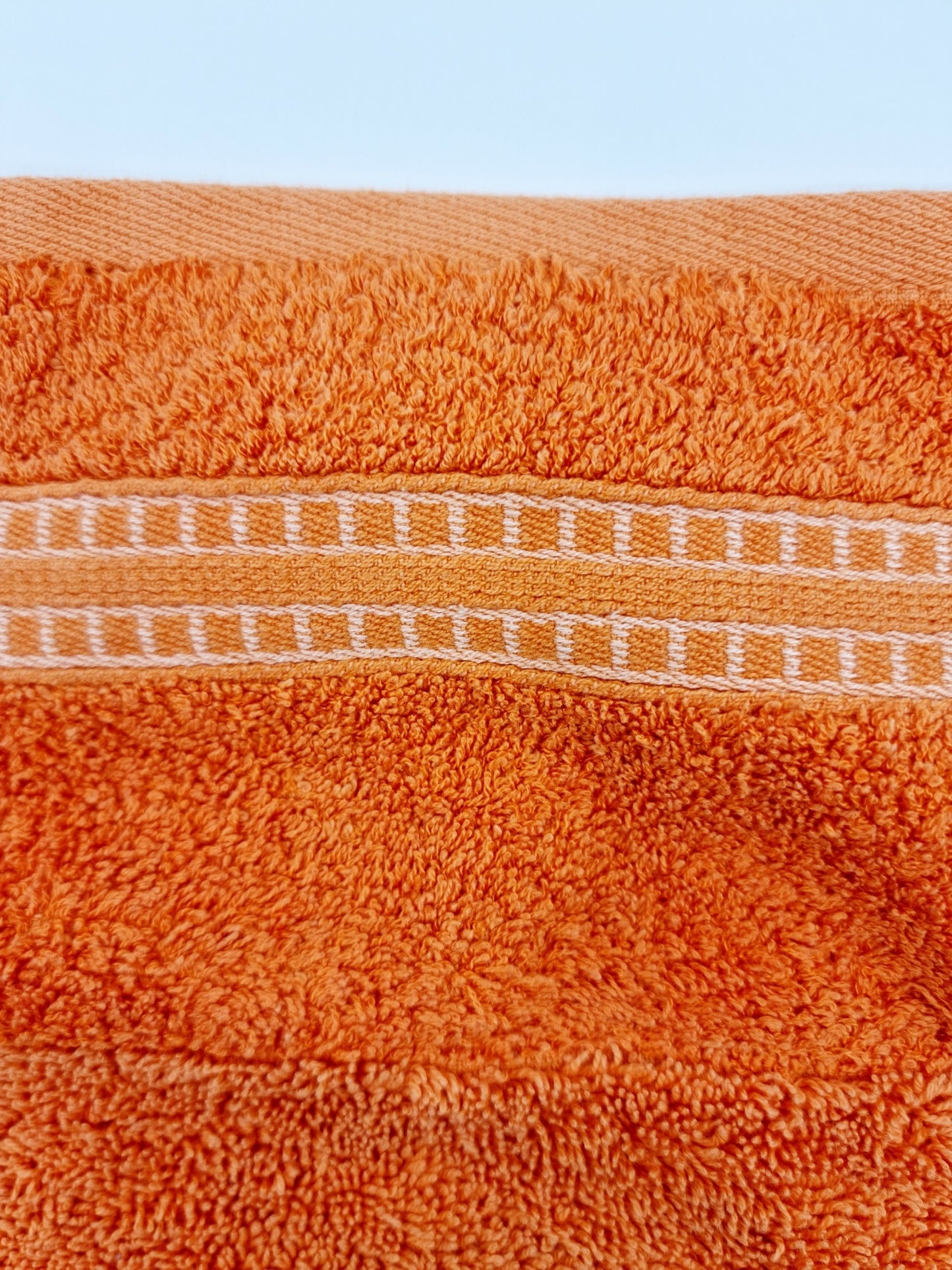 Gant de toilette orange (21 x 16 cm)