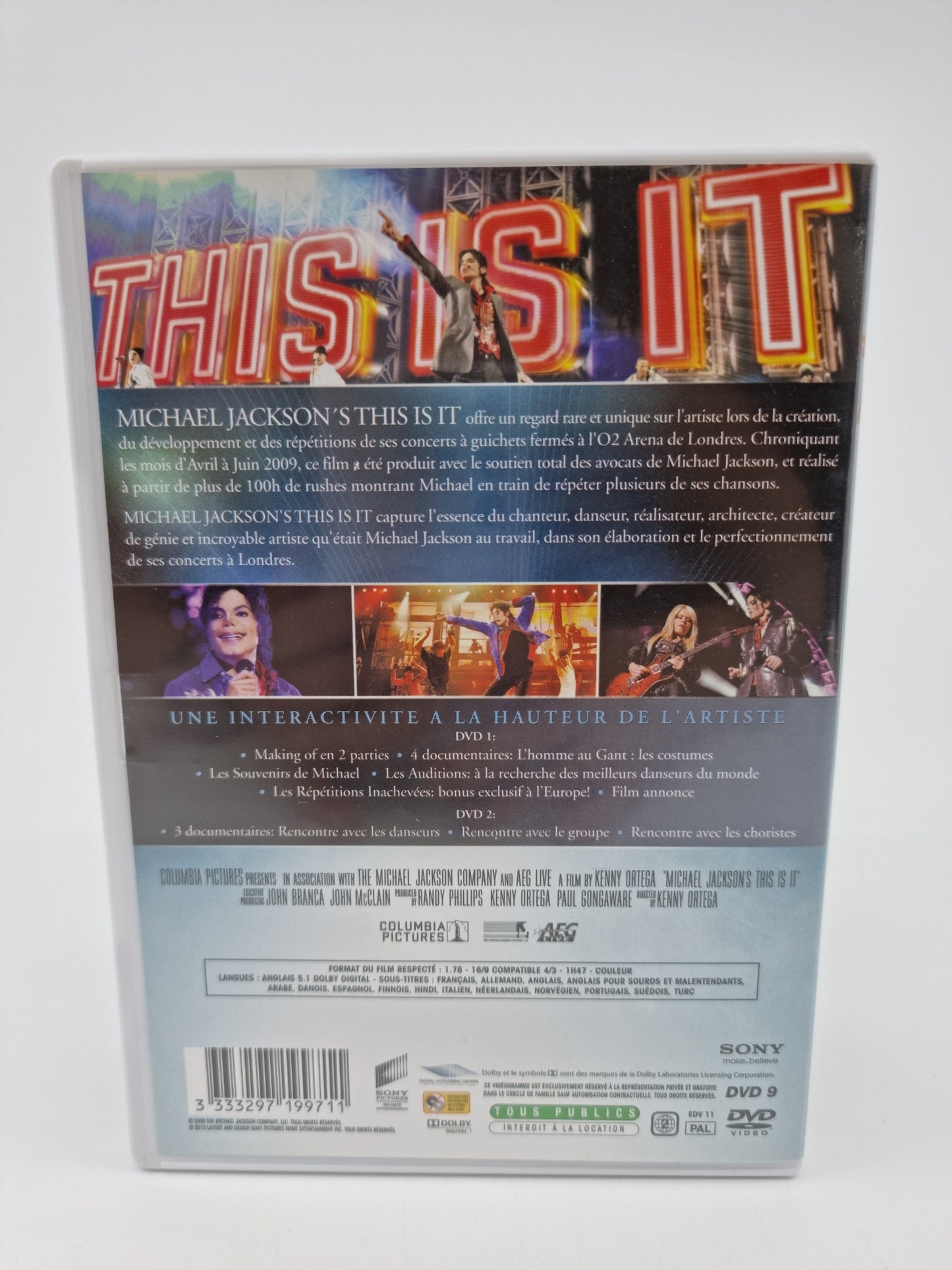 DVD - Michael Jackson's This Is It (Edition spéciale 2 DVD)