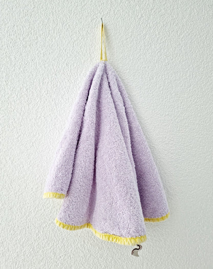 Linge rond motif citron (Ø 60 cm)