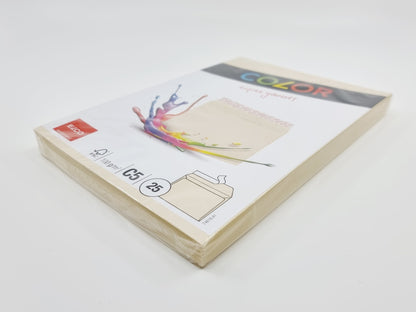 Enveloppe C5, chamois clair (25 pièces)