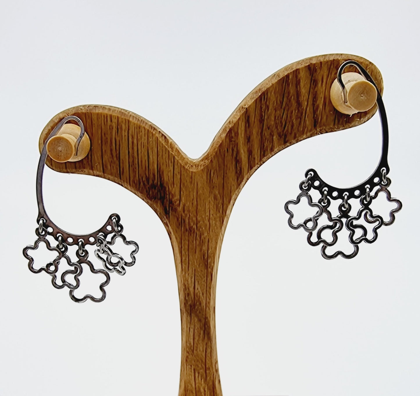 Boucles d'oreilles en argent - Fleurs