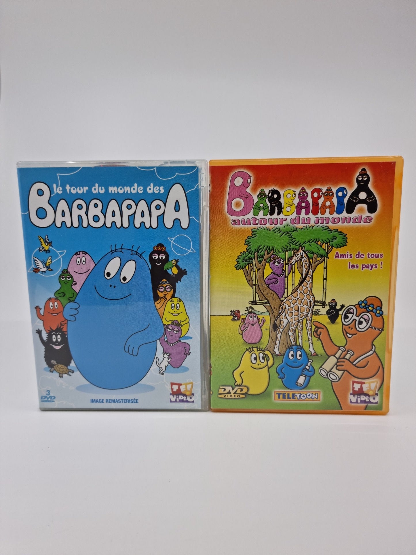 DVD - Le tour du monde des Barbapapa (3 DVD 50 épisodes) et Barbapapa autour du monde (1 DVD 25 épisodes)