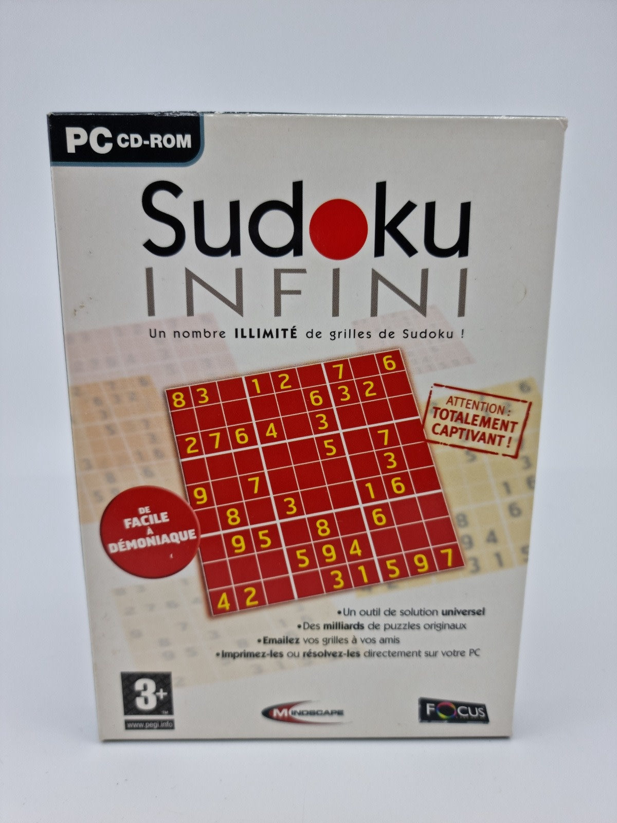 PC CD-ROM - Sudoku Infini