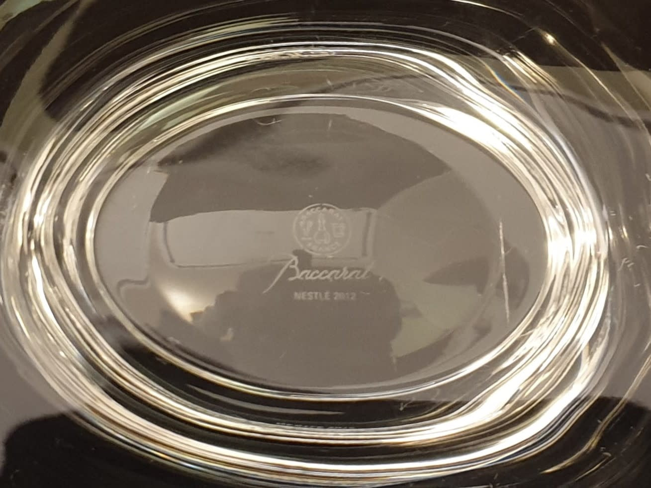 Vide poche en cristal baccarat