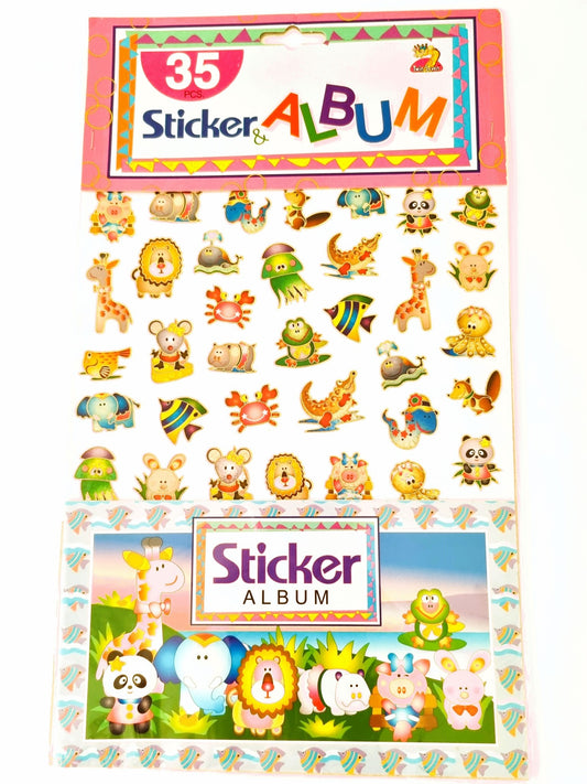 Stickers Album - Animaux