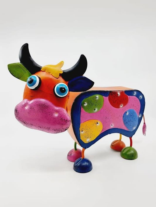 Vache décorative pour jardin