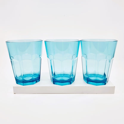 Gobelet en plastique - bleu (4 pièces)