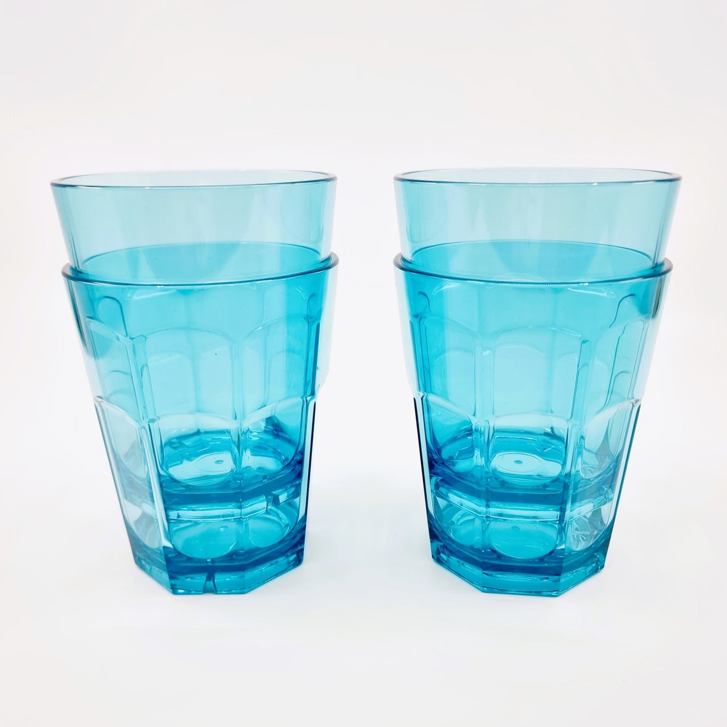 Gobelet en plastique - bleu (4 pièces)