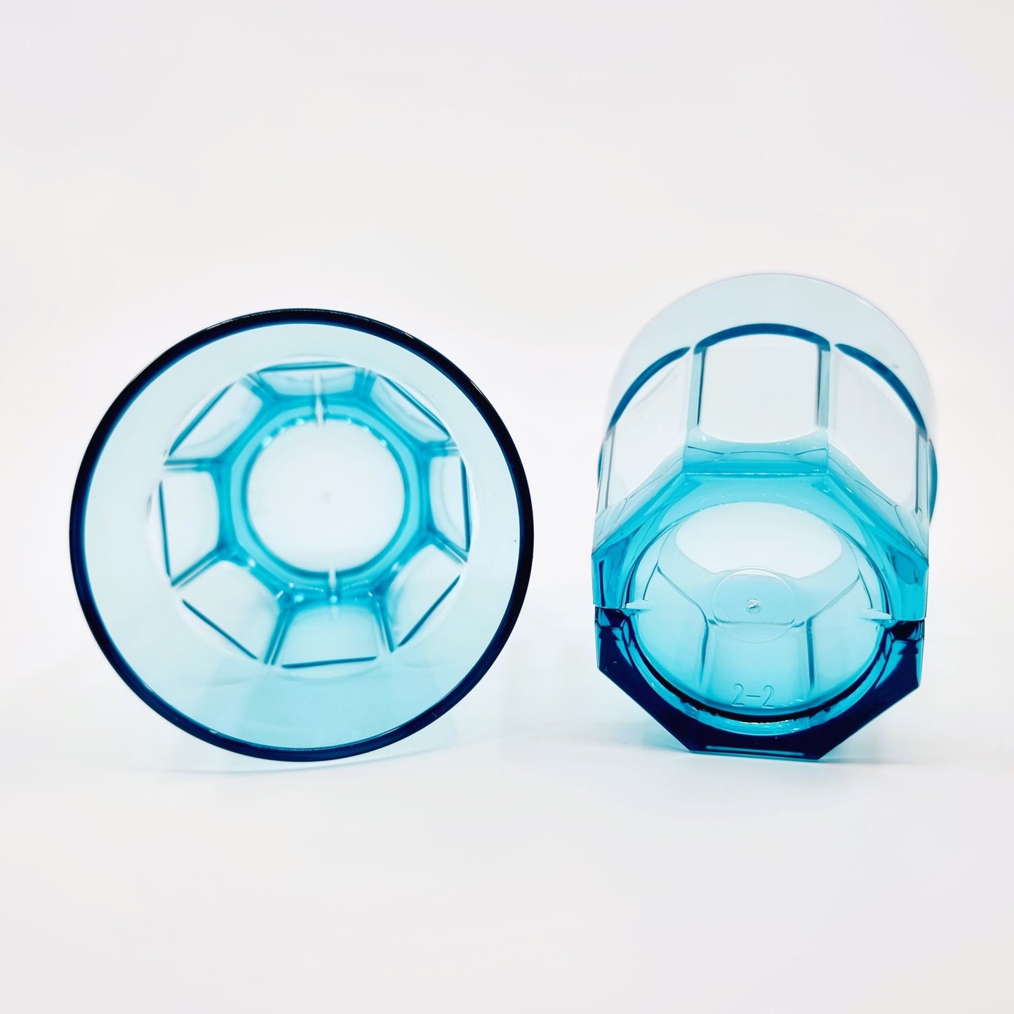 Gobelet en plastique - bleu (4 pièces)