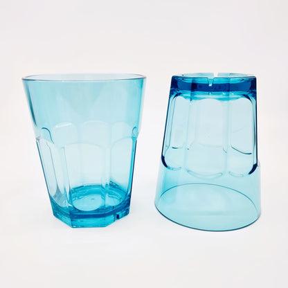 Gobelet en plastique - bleu (4 pièces)