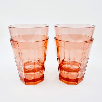 Gobelet en plastique - rose (4 pièces)