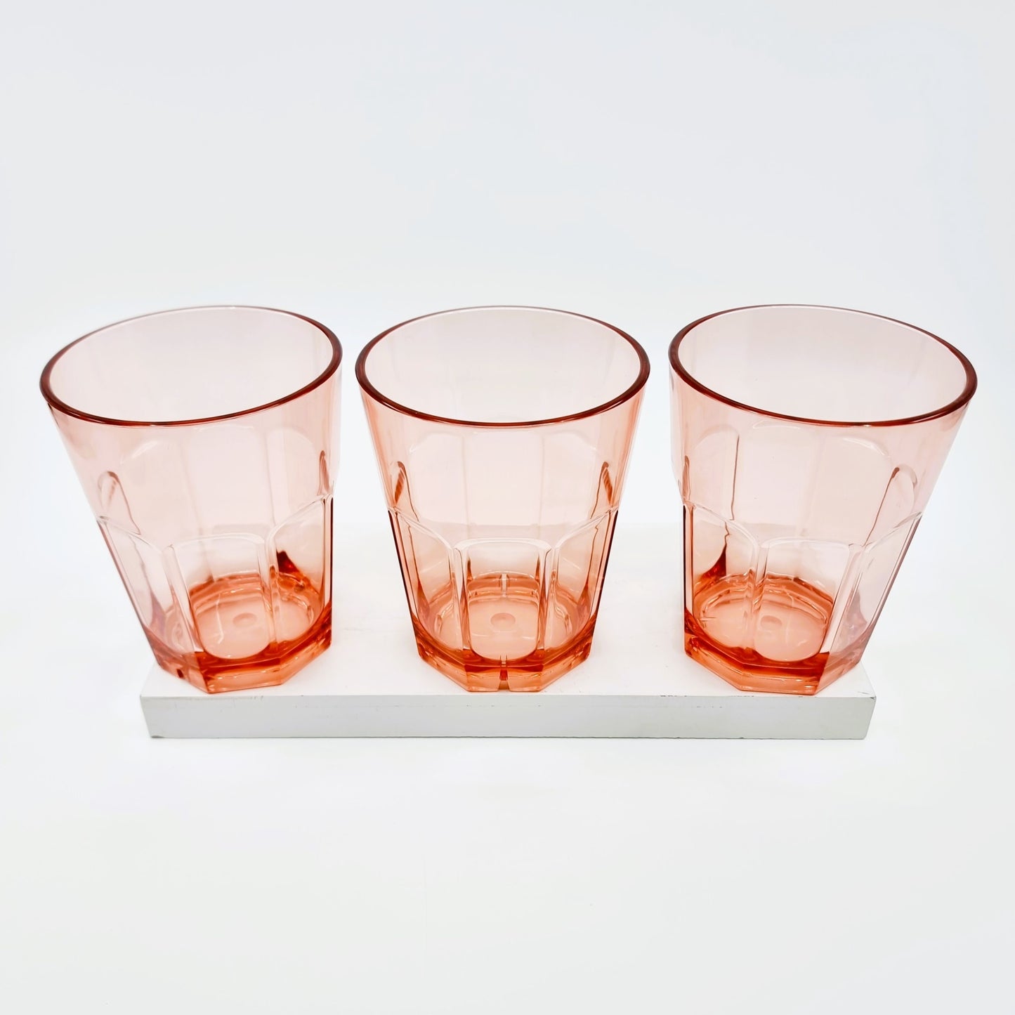Gobelet en plastique - rose (4 pièces)