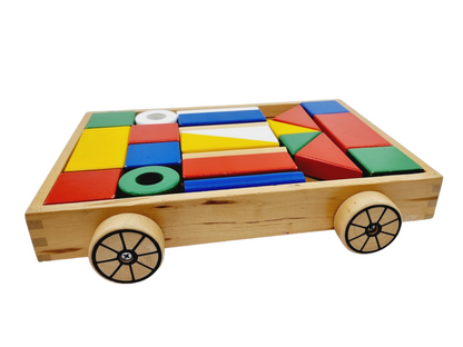 Chariot et plots en bois - MULA