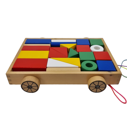 Chariot et plots en bois - MULA