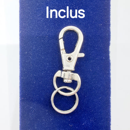 Ange porte-bonheur - Howlite turquoise