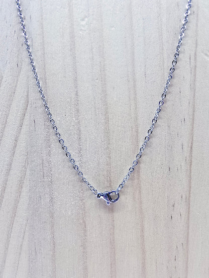 Collier coeur ange porte-bonheur - Rhodonite