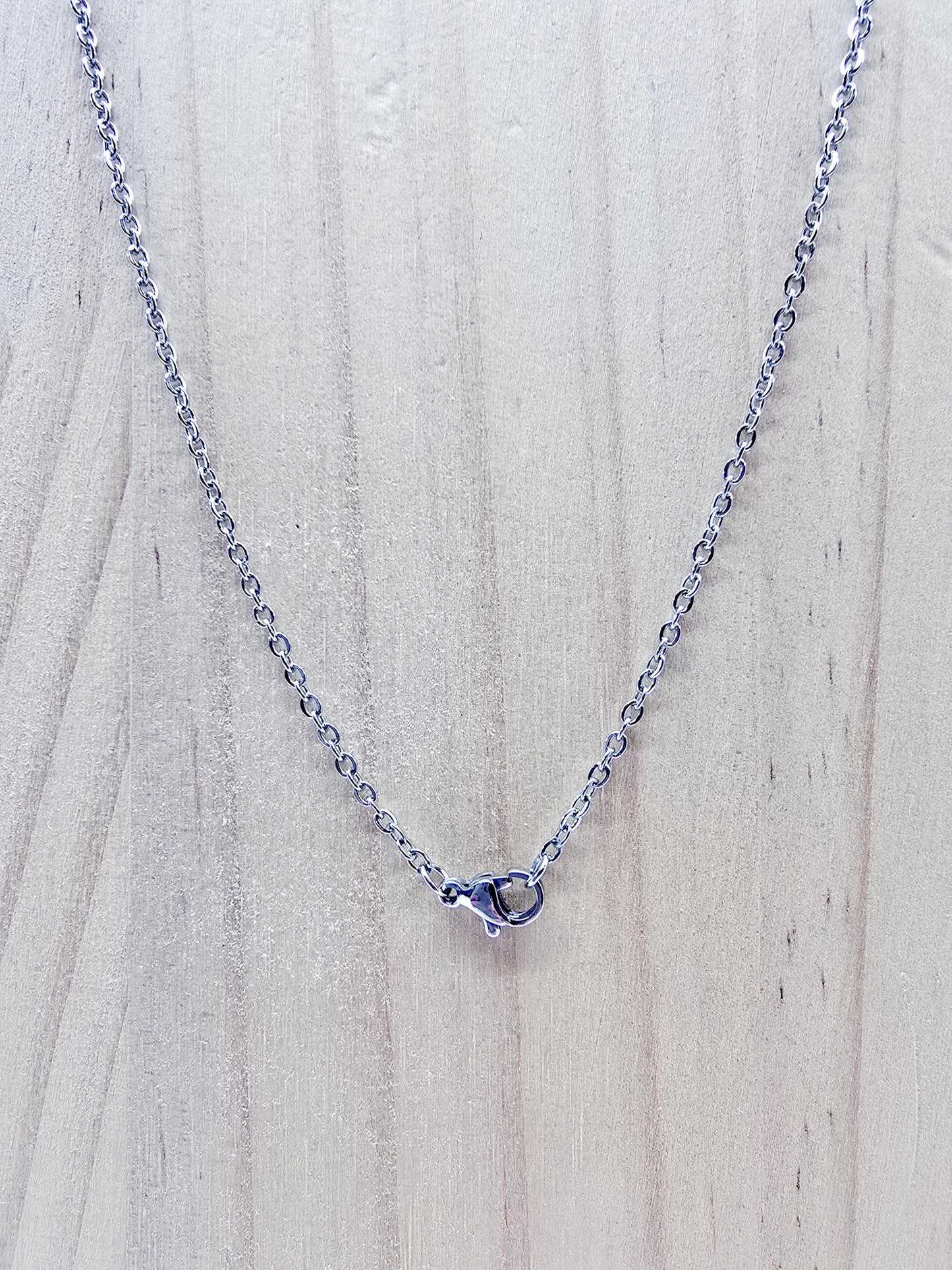 Collier coeur ange porte-bonheur - Malachite