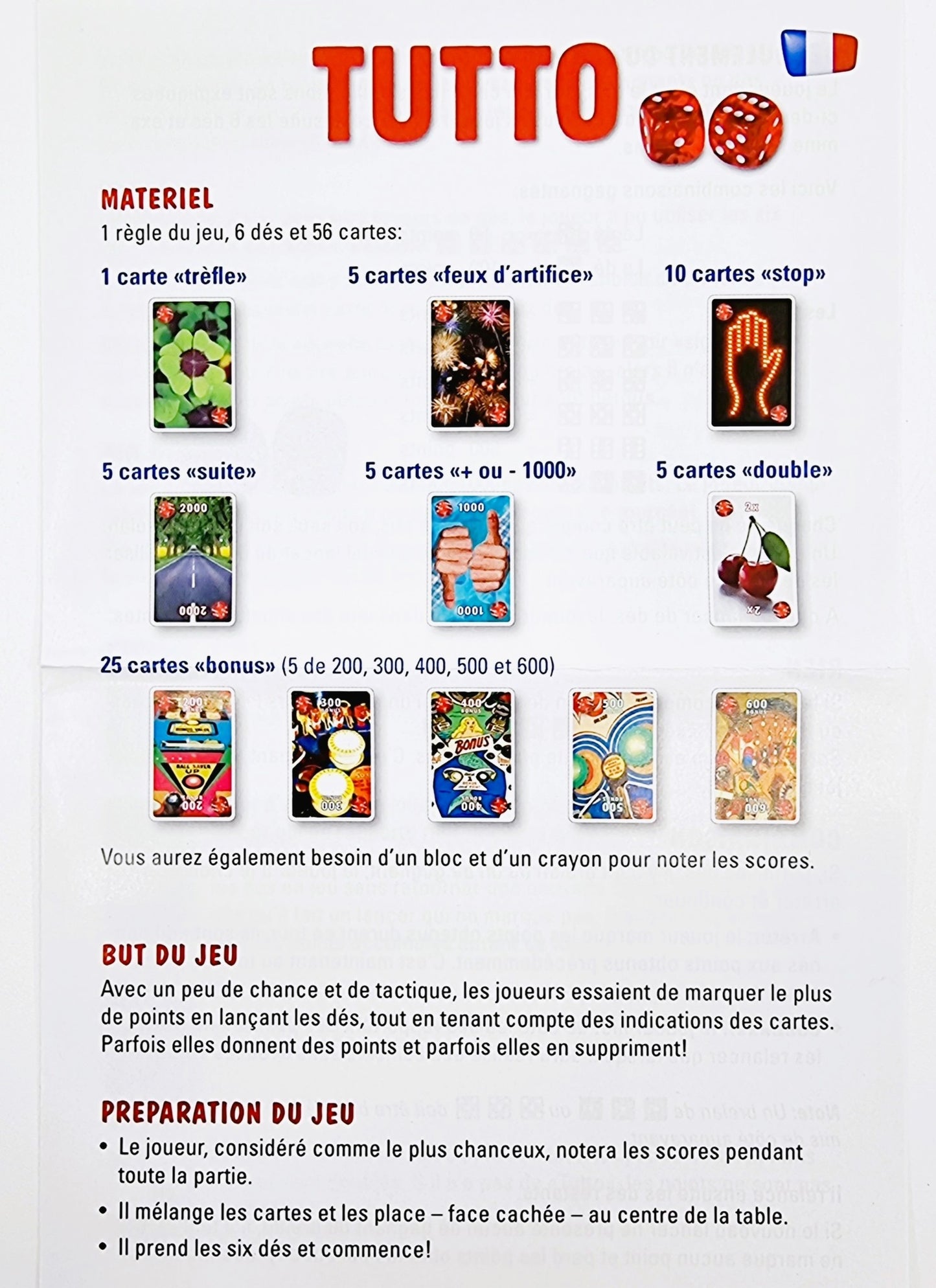 Jeu en famille : Tutto