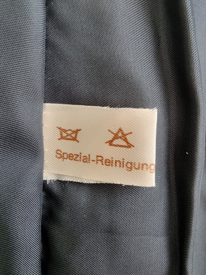 Jupe longue en cuir noir (SIZE : 40)