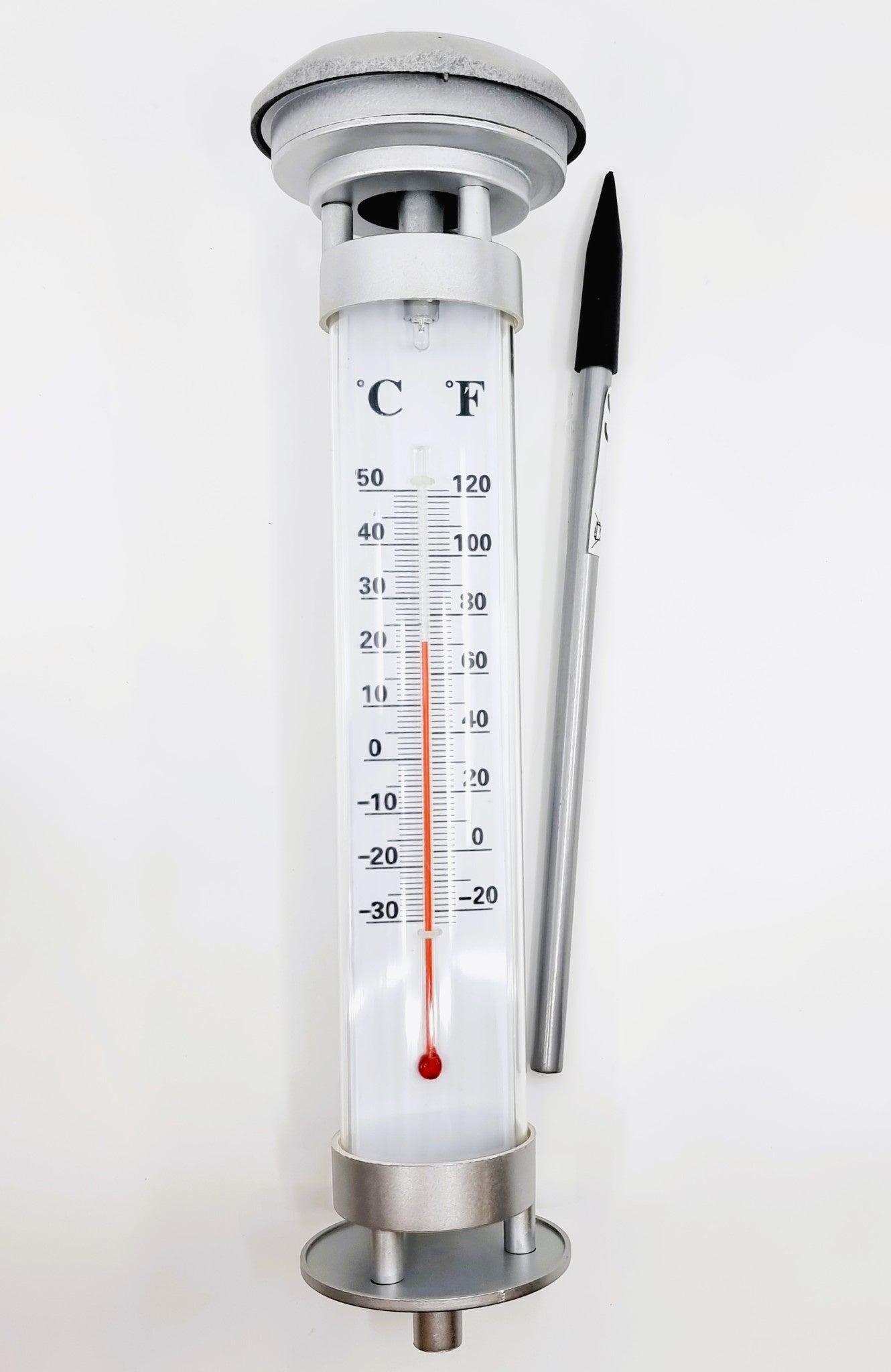 Lampe solaire LED avec thermomètre