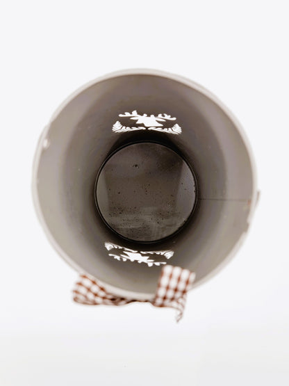 Lanterne effet bois - cerf