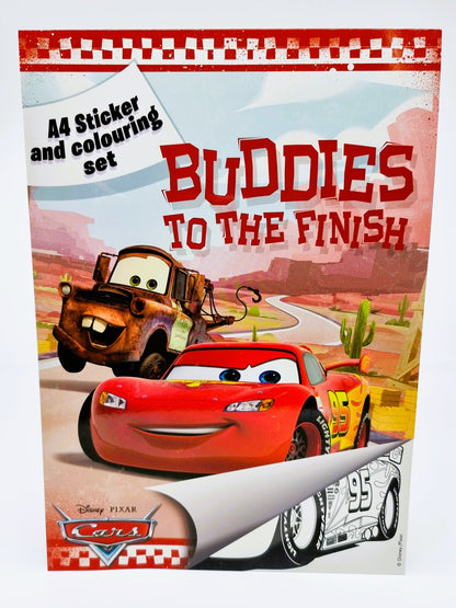 Livre à colorier & stickers - Buddies to the finish