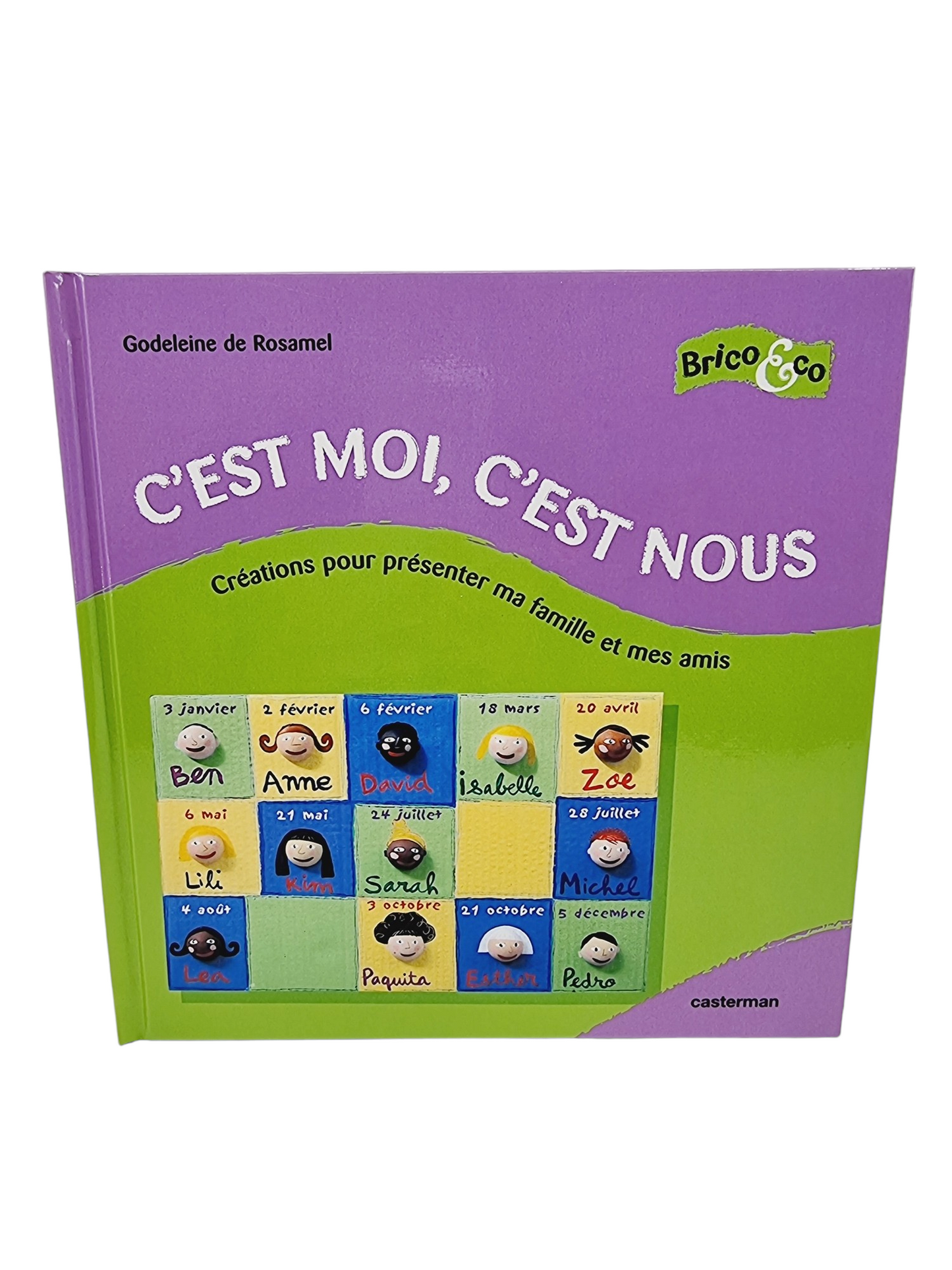 Livre - C'est moi, c'est nous : créations pour présenter ma famille et mes amis