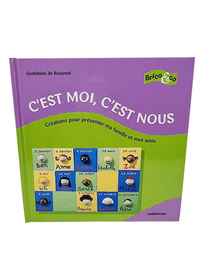 Livre - C'est moi, c'est nous : créations pour présenter ma famille et mes amis