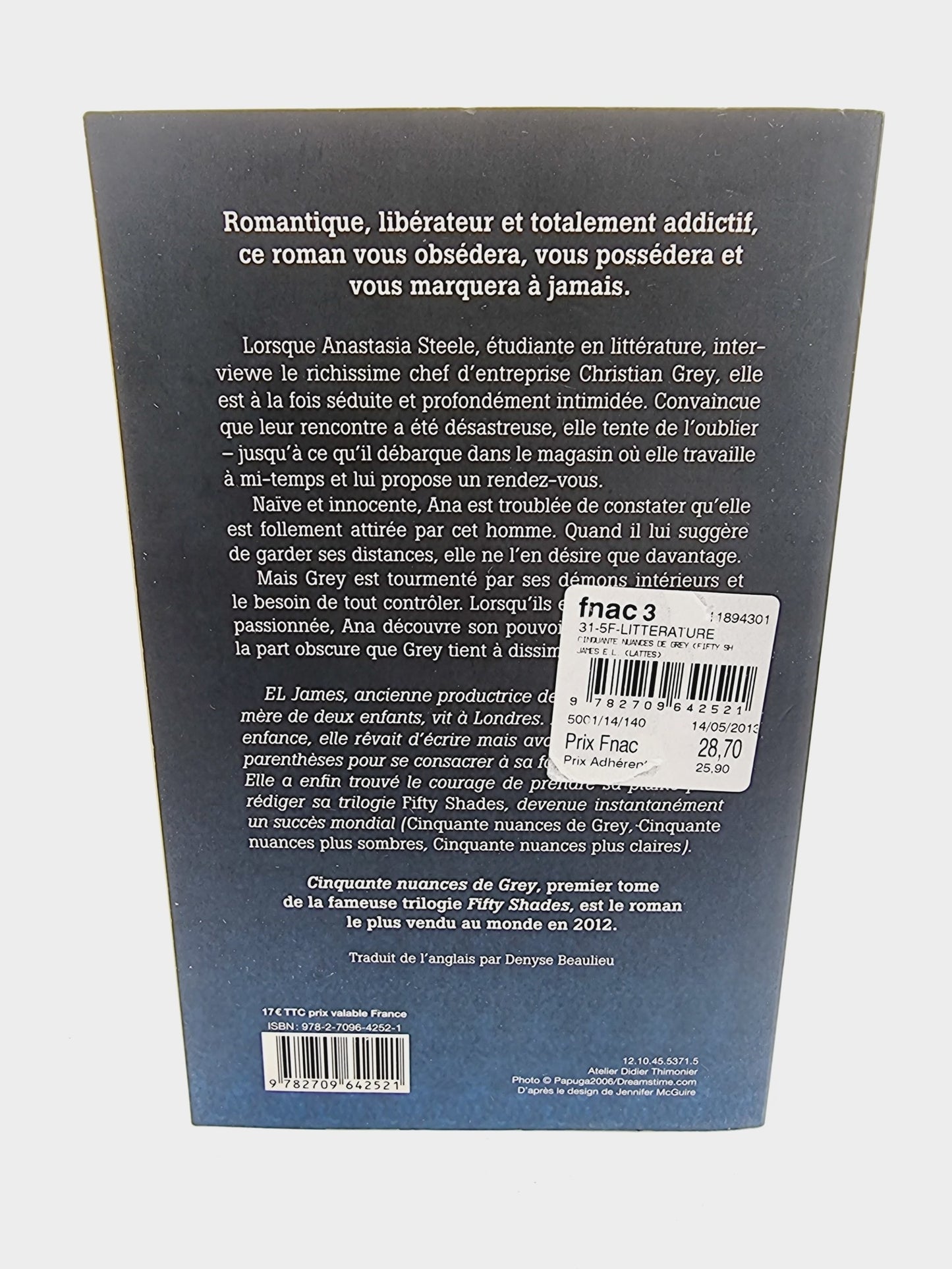 Livre - Cinquante nuances de Grey (tome 1)