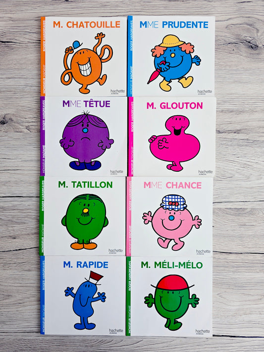 Livre - Lot de 8 livres Monsieur Madame