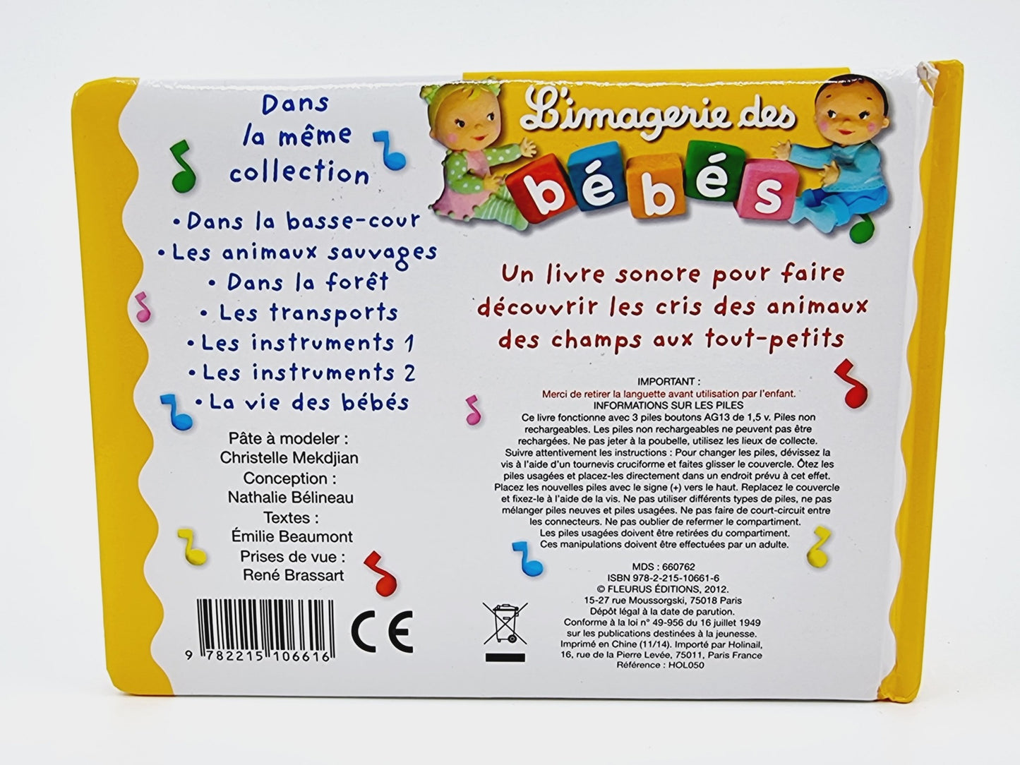 Livre sonore - Dans les champs