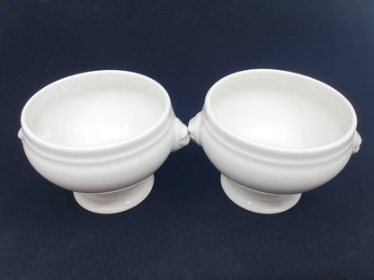 Soupière blanche (4 pièces )