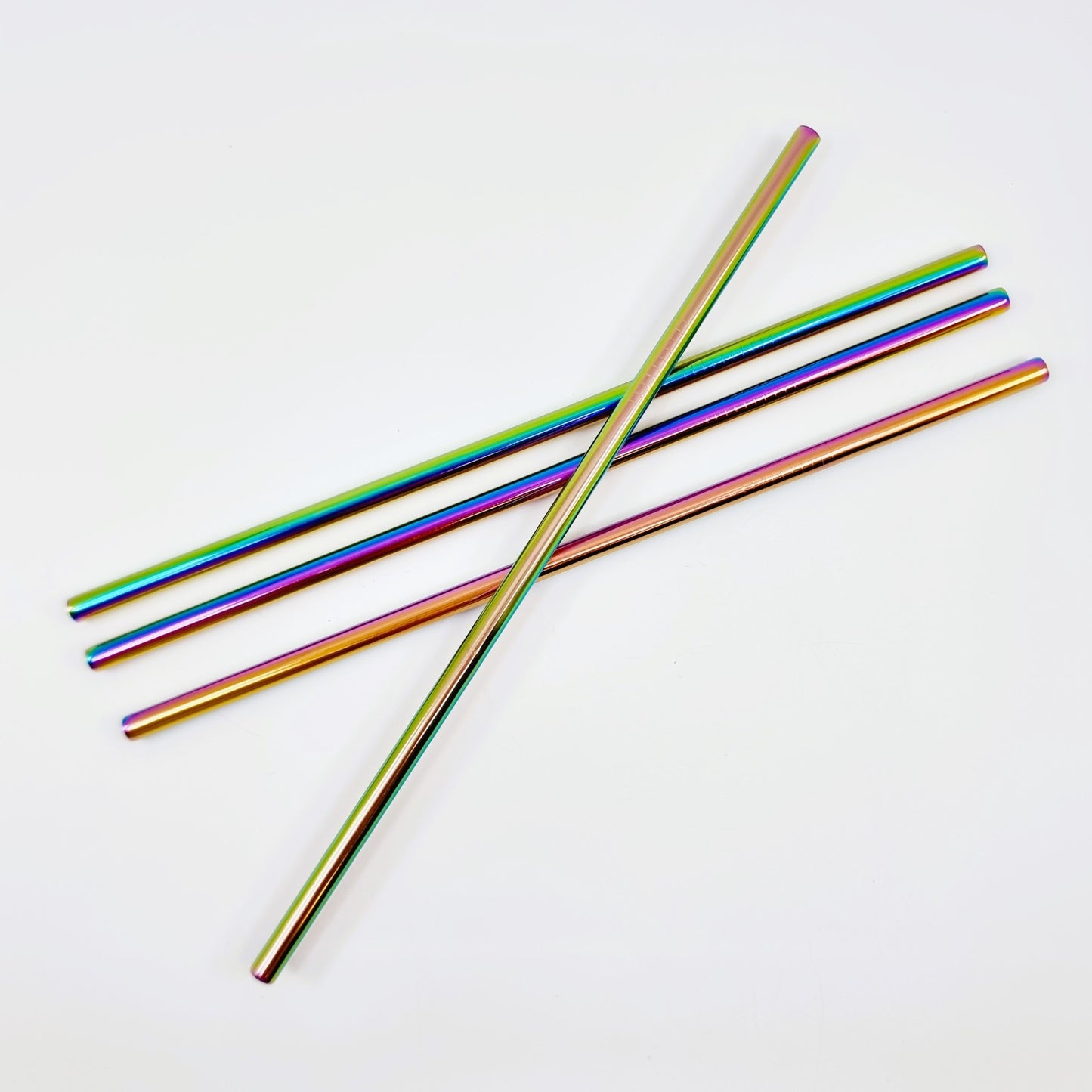 Paille en inox avec brosse de nettoyage (5 pièces)