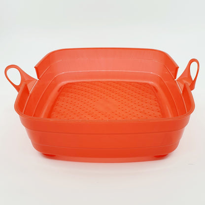 Passoire rouge (2 pièces)