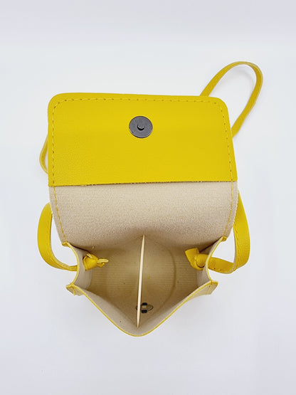 Petit sac bandoulière lapin - jaune