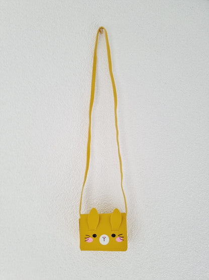 Petit sac bandoulière lapin - jaune
